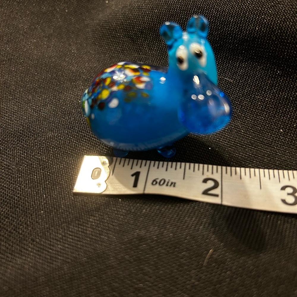 Hugo the Hippopotamus vintage blue